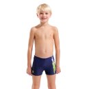arena Boys Paint Swim Short Navy - Navy Multi