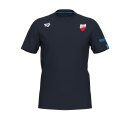 Unisex Team T-Shirt Panel mit Hai Navy TSV Indersdorf