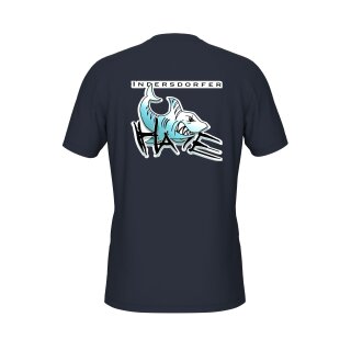 Unisex Team T-Shirt Solid mit Hai Navy TSV Indersdorf
