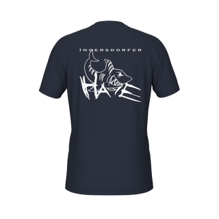 Unisex Team T-Shirt Solid mit Hai Navy TSV Indersdorf