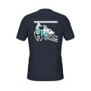 Unisex Team T-Shirt Solid mit Hai Navy TSV Indersdorf