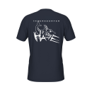 Unisex Team T-Shirt Solid mit Hai Navy TSV Indersdorf