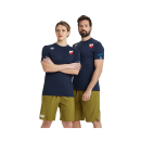 Unisex Team T-Shirt Solid mit Hai Navy TSV Indersdorf
