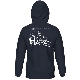 Unisex Team Hooded Sweat mit Hai Navy TSV Indersdorf