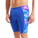 Mens Earth Swim Jammer Neon Blue - Neon Blue Multi