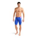Mens Earth Swim Jammer Neon Blue - Neon Blue Multi