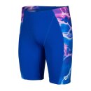 Mens Earth Swim Jammer Neon Blue - Neon Blue Multi