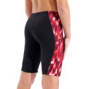 Boys Wave Swim Jammer Black - Team Red