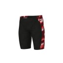 Boys Wave Swim Jammer Black - Team Red