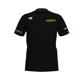 Unisex Team T-Shirt Panel Schwarz SV Ludwigsburg