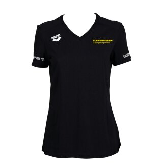 Womens Team T-Shirt Panel Schwarz SV Ludwigsburg