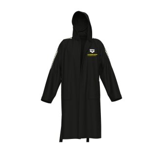 Unisex Team Stripe Robe Bademantel Black-White SV Ludwigsburg