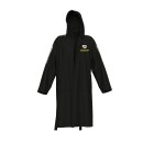 Unisex Team Stripe Robe Bademantel Black-White SV...