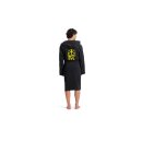 Unisex Team Stripe Robe Bademantel Black-White SV Ludwigsburg