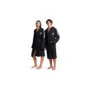 Unisex Team Stripe Robe Bademantel Black-White SV Ludwigsburg