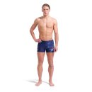 arena Mens Foliage Swim Short Navy - Navy Multi