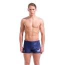 arena Mens Foliage Swim Short Navy - Navy Multi