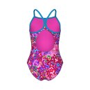 Arena Girl Stars Swimsuit Light Drop Back Pink Multi -...