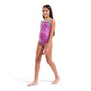 Arena Girl Stars Swimsuit Light Drop Back Pink Multi - Navy Multi