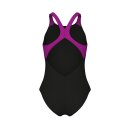 Arena Girl Pinweel Swimsuit V-Back Black Multi - Black...