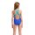 Arena Girl Pinweel Swimsuit V-Back Violet Multi - Artic Lime