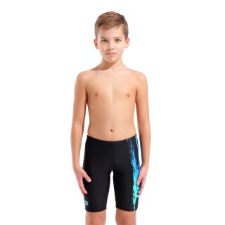 Arena Boys Paint Swim Jammer Black - Black Multi