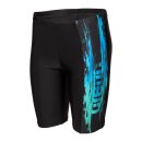 Arena Boys Paint Swim Jammer Black - Black Multi