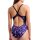 Arena Womens Wave Swimsuit Lightdrop Back Black - Team Purple