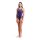 Arena Womens Wave Swimsuit Lightdrop Back Black - Team Purple