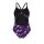 Arena Womens Wave Swimsuit Lightdrop Back Black - Team Purple