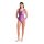 Arena Womens Peacock Swimsuit Swim Pro Back Multi Pink - Black