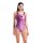Arena Womens Peacock Swimsuit Swim Pro Back Multi Pink - Black