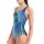 Arena Womens Peacock Swimsuit Swim Pro Back Multi Green - Black