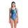Arena Womens Peacock Swimsuit Swim Pro Back Multi Green - Black