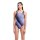 Arena Womens Night Light Swimsuit U Back Blue Multi - Black