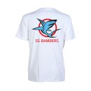 Unisex Team T-Shirt Synthetik Weiß SG Bamberg