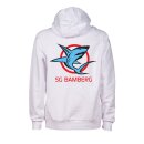 Unisex Hooded Sweat Panel Weiss SG Bamberg