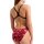 Arena Womens Wave Swimsuit Challenge Back Black - Team Red