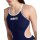 One Double Cross Back Navy White Silber Arena Schwimmanzug