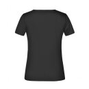 Damen T-Shirt Baumwolle Schwarz