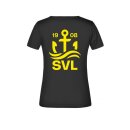 Damen T-Shirt Baumwolle Schwarz SV Ludwigsburg