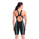 Powerskin Air3 Open Back Black Teal Arena Wettkampfanzug