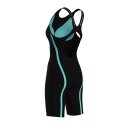 Powerskin Air3 Open Back Black Teal Arena Wettkampfanzug