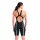 Powerskin Air3 Open Back Black Teal Arena Wettkampfanzug