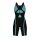 Powerskin Air3 Open Back Black Teal Arena Wettkampfanzug