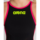 ARENA W PSKIN R-EVO Open Water Open Back Black Fluo Yellow