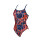 ARENA Earth Texture Badeanzug Rot Blau 32