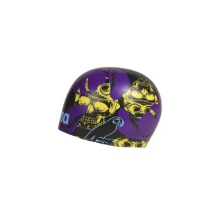 ARENA Moulded Badekappe mit Druck Crazy Driving Skull 234