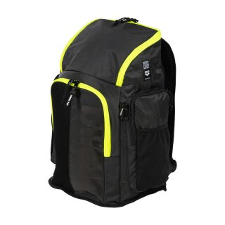 Arena Spiky III Backpack 45 L Dark Smoke Neon Yellow 101