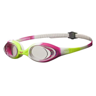 Spider Junior Arena Schwimmbrille weiss/klar/silber - 12